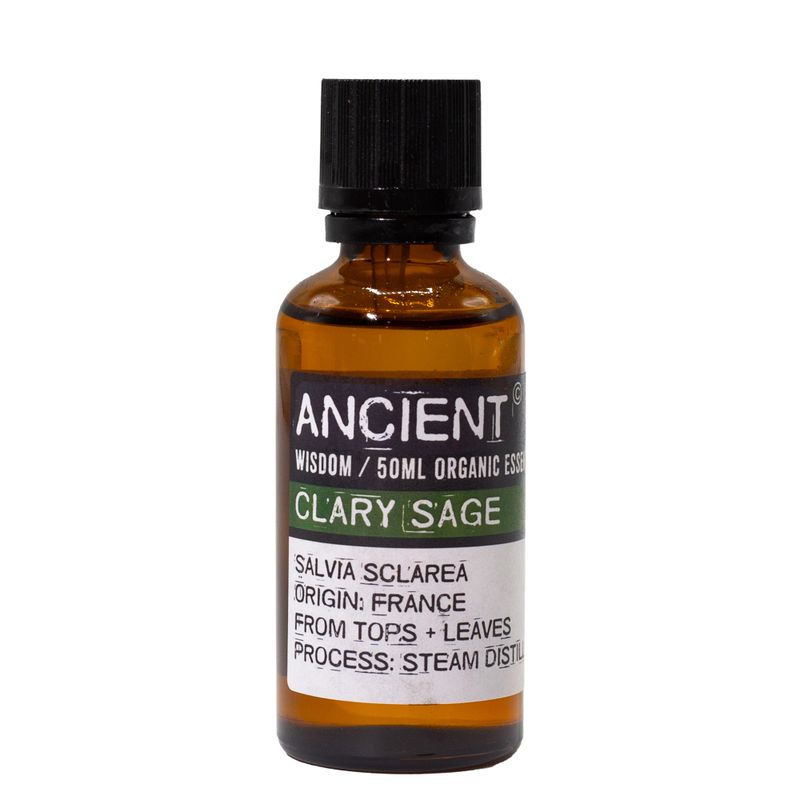 Aceite esencial orgánico de salvia esclarea 50 ml