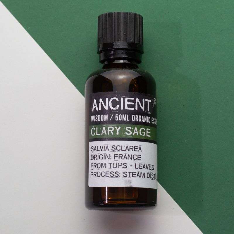 Aceite esencial orgánico de salvia esclarea 50 ml