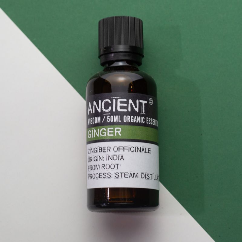 Aceite esencial orgánico de jengibre 50 ml