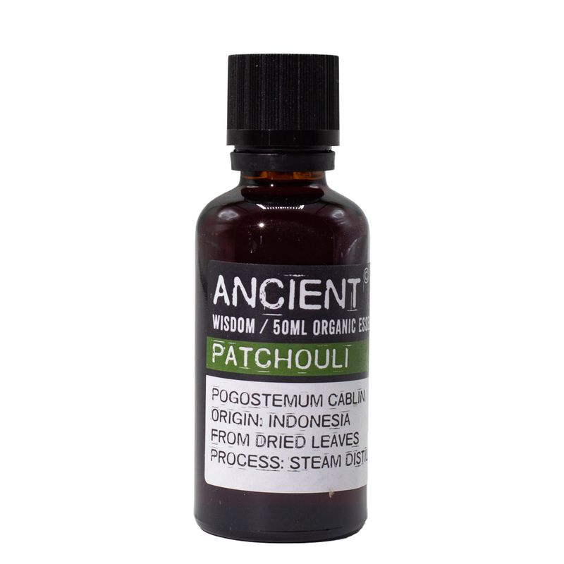 Aceite esencial orgánico de pachulí de 50 ml