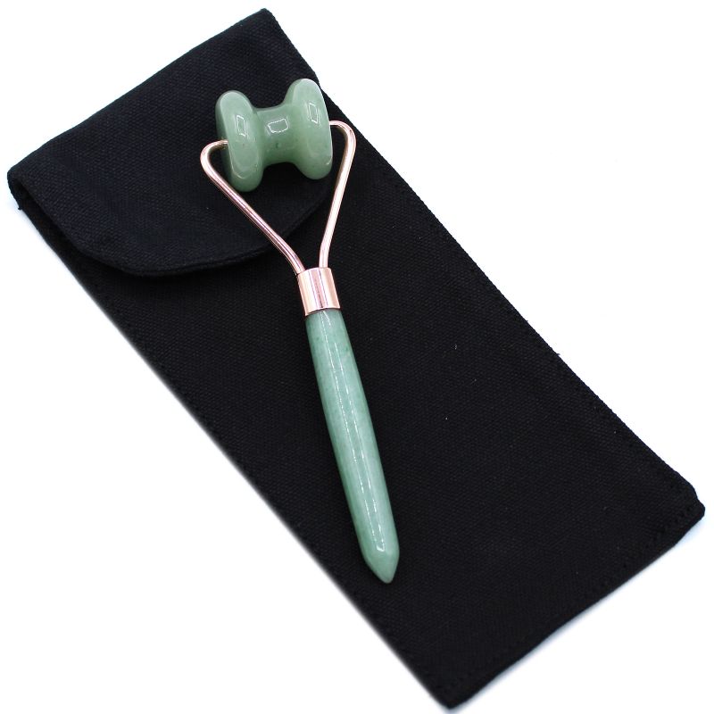Rodillo para la línea de la mandíbula de piedra preciosa - Jade