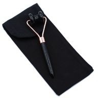 Rodillo de mandíbula de piedra preciosa - obsidiana negra