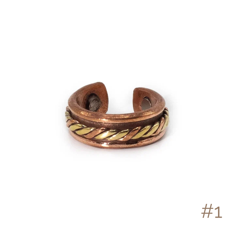 Anillos de Cobre con Imanes - Diseños y Tallas Surtidas