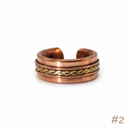 Anillos de Cobre con Imanes - Diseños y Tallas Surtidas