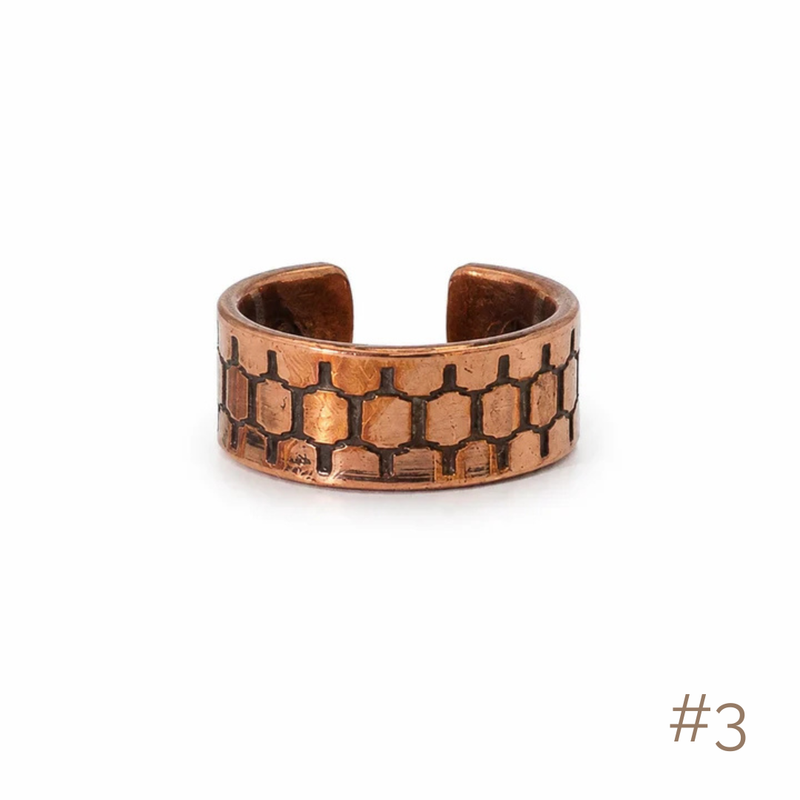 Anillos de Cobre con Imanes - Diseños y Tallas Surtidas