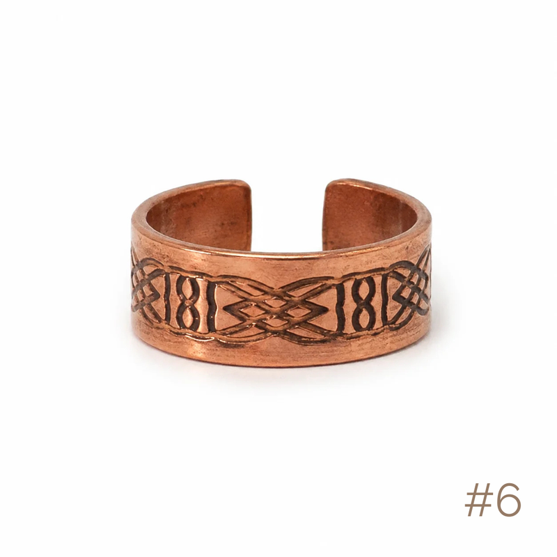 Anillos de Cobre con Imanes - Diseños y Tallas Surtidas