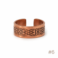 Anillos de Cobre con Imanes - Diseños y Tallas Surtidas