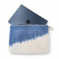 Funda de fieltro para portátil (hasta 14")  - Azul Horzon