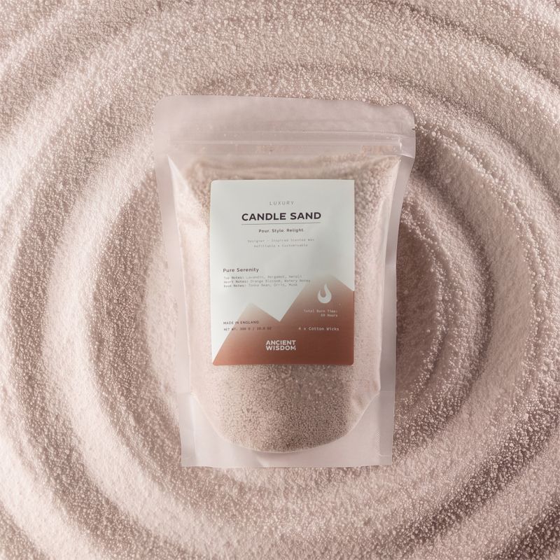 Vela perfumada Arena - Latte Beige - Serenidad Pura - 300 g