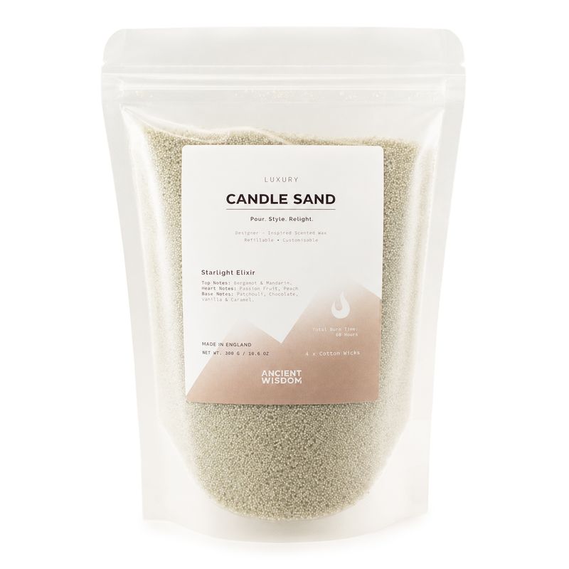Arena perfumada para velas - Blanca - Starlight Elixir - 300 g