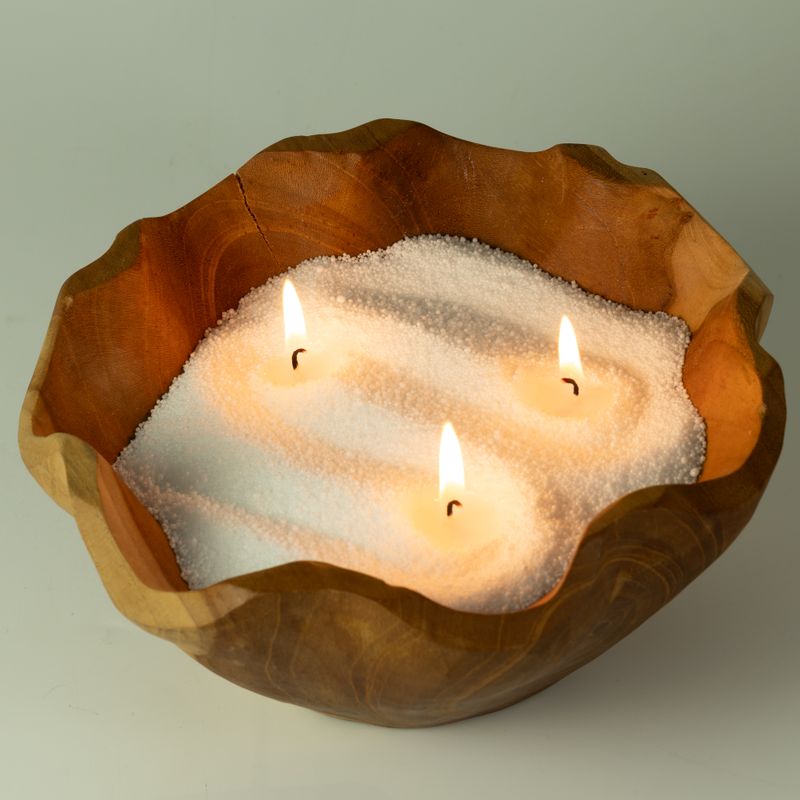 Vela perfumada Arena - Taupe Naranja - Cobalto - 300 g