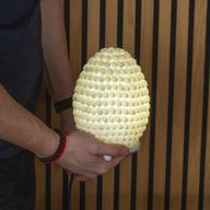 Lámpara bohemia de concha marina - Buting Concha Ovalada - 15 cm