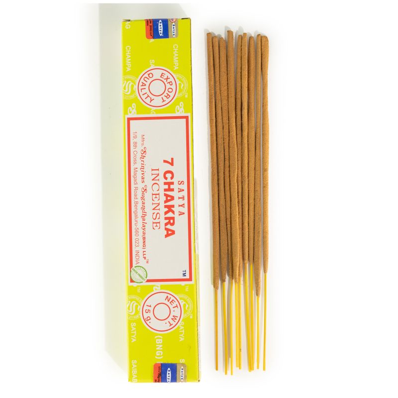 Incienso Satya 15 g - 7 Chakras