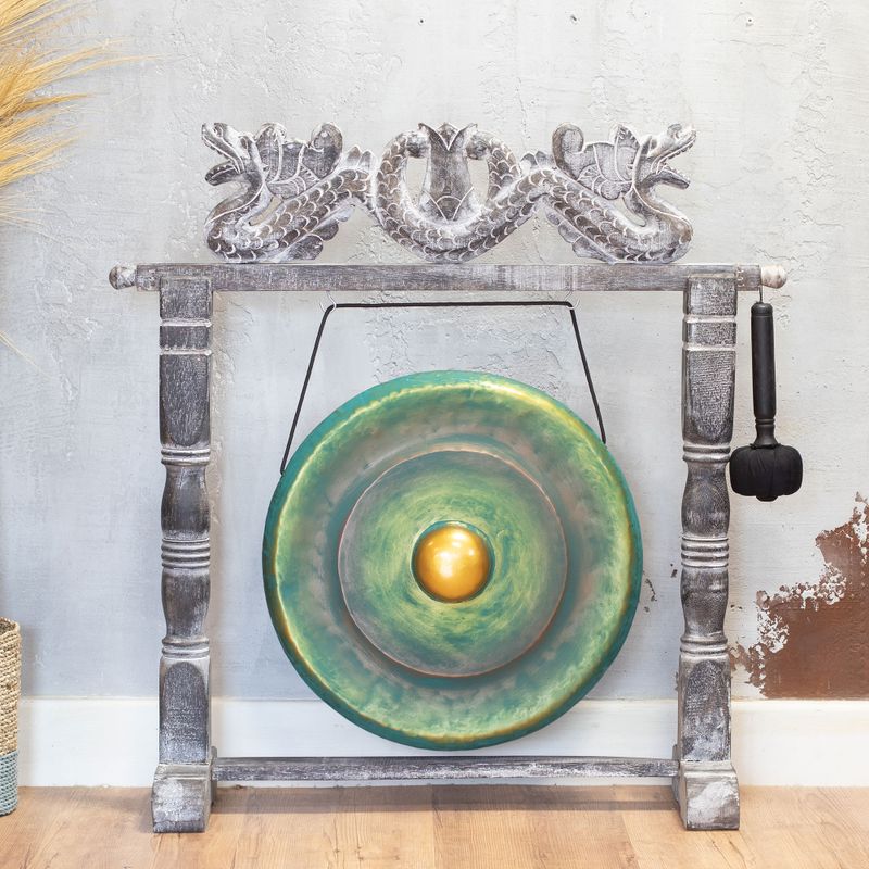 Gong mediano en soporte - 50 cm - Greenwash
