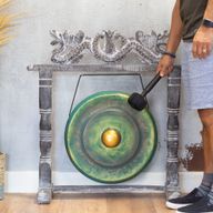 Gong mediano en soporte - 50 cm - Greenwash