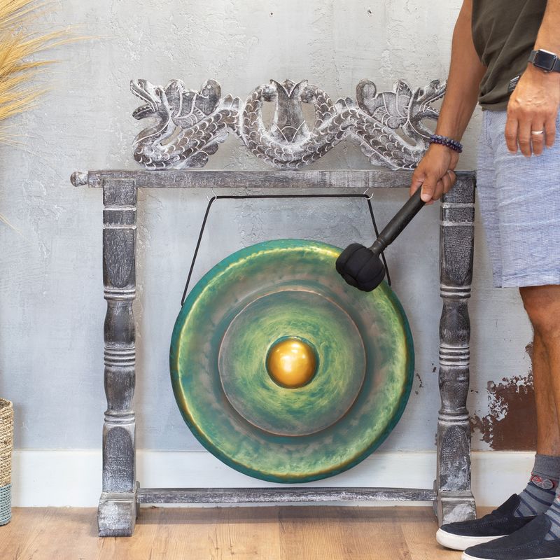 Gong mediano en soporte - 50 cm - Greenwash