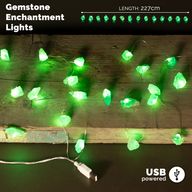 Luces de gemas de cristal de jade al por mayor