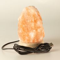 Lámpara de sal natural USB de calidad - 11,5 cm (multicolor)