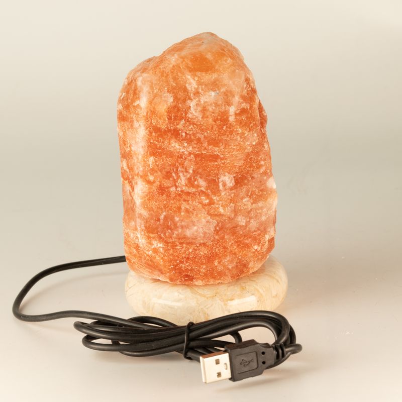Lámpara de sal natural USB de calidad - 11,5 cm (una unidad)