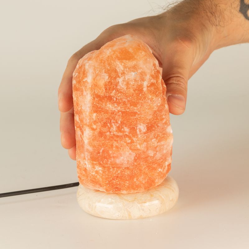 Lámpara de sal natural USB de calidad - 11,5 cm (una unidad)