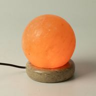Lámpara de sal USB de calidad en forma de bola - 8 cm (una)