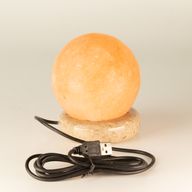 Lámpara de sal USB de calidad en forma de bola - 8 cm (una)