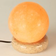 Lámpara de sal USB de calidad en forma de bola - 8 cm (una)