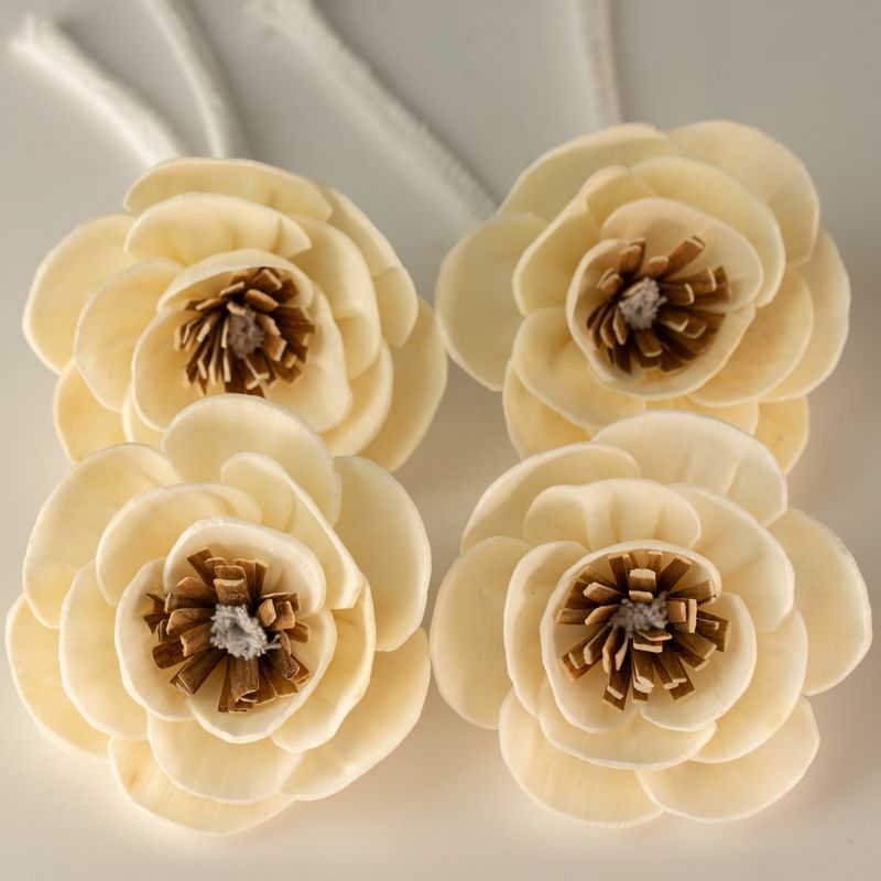 Flores difusoras naturales – Pequeña amapola en cuerda
