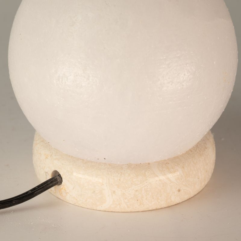 Lámpara de Sal USB en forma de bola blanca de calidad - 9 cm (multicolor)