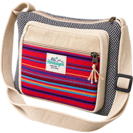 Bolso mensajero - cáñamo y algodón