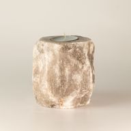 Portavelas de sal gris 600-800 g