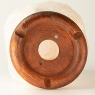 Lámpara de sal del Himalaya de roca cristalina - y base aprox. 8-10 kg