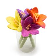Flores de fieltro - Lirio (10 colores surtidos)