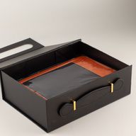 Caja de regalo plegable - cesta mediana (24x18.2x8cm) - Negro