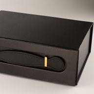 Caja de regalo plegable - cesta mediana (24x18.2x8cm) - Negro
