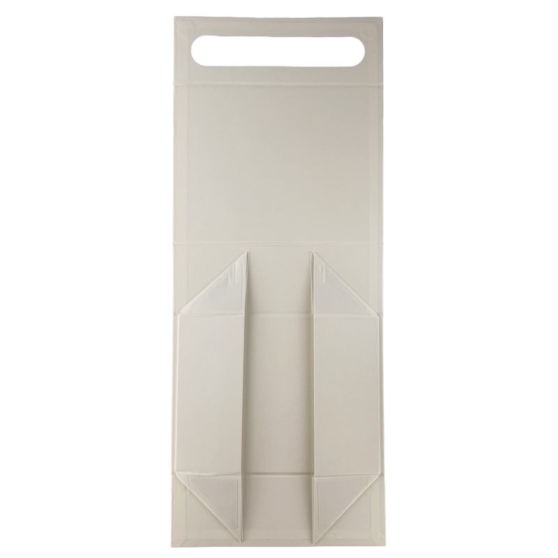 Caja de regalo plana - cesta mediana (24x18.2x8cm) - Blanco