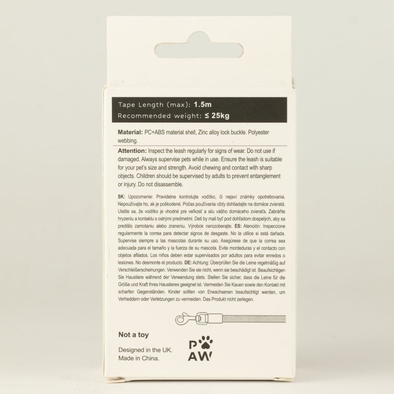 Correa para mascota Paw - Pocket Pod - Verde - 1.5 m