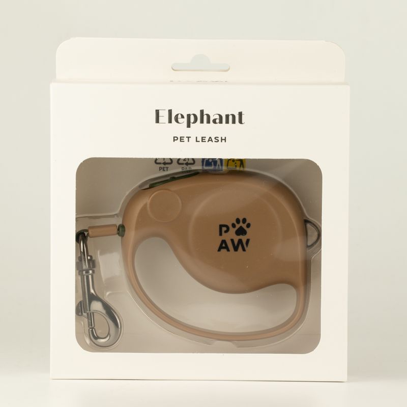 Paw Pet Leash - Correa de elefante - Marrón - 2 m