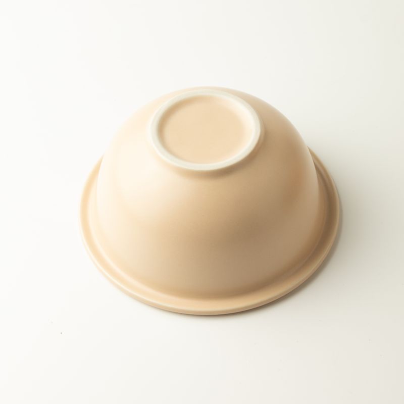 PAW Cuencos para comida - Grande cerámica individual en soporte de madera - 14 cm