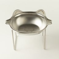 Cuencos de comida PAW - Cuenco único para gato en soporte - Acero inoxidable (304)