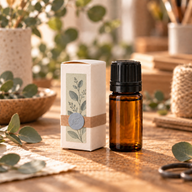 Caja para frasco de aceite esencial de 10 ml - Blanca