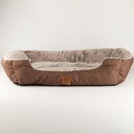 Cama para patitas - Oso de peluche marrón pequeño - 60x45x17cm
