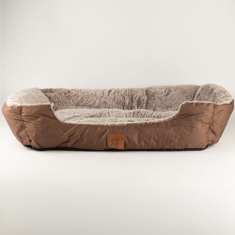 Cama para patitas - Oso de peluche marrón pequeño - 60x45x17cm