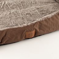 Cama para patitas - Oso de peluche marrón pequeño - 60x45x17cm