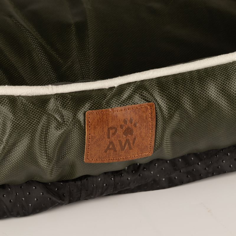 Cama para patas - Pequeña - Verde caqui - 60x50x15 cm