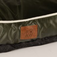 Cama para patas - Pequeña - Verde caqui - 60x50x15 cm