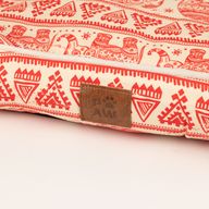 Cama para patitas - Elefante afortunado - Rojo 60x50x14 cm
