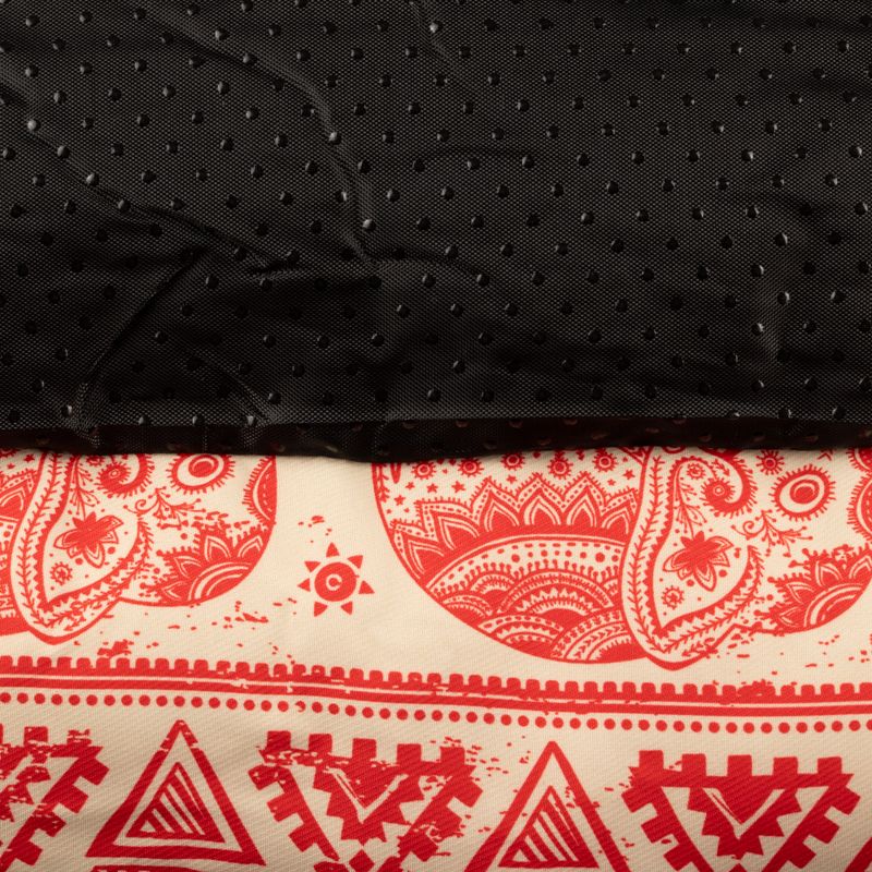 Cama para patitas - Elefante afortunado - Rojo 60x50x14 cm