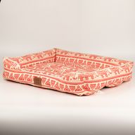 Cama para patitas - Elefante afortunado - Rojo 60x50x14 cm