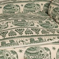 Paw Bed - Lucky Elephant - Verde - 60x50x14cm